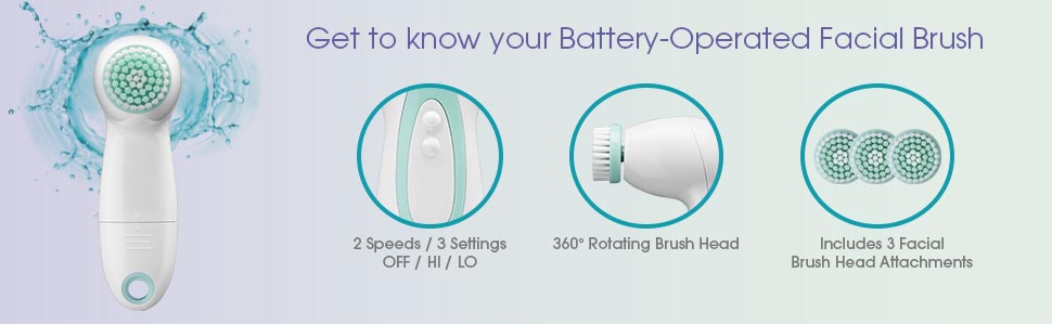 CONAIR True Glow Facial Cleansing Brush