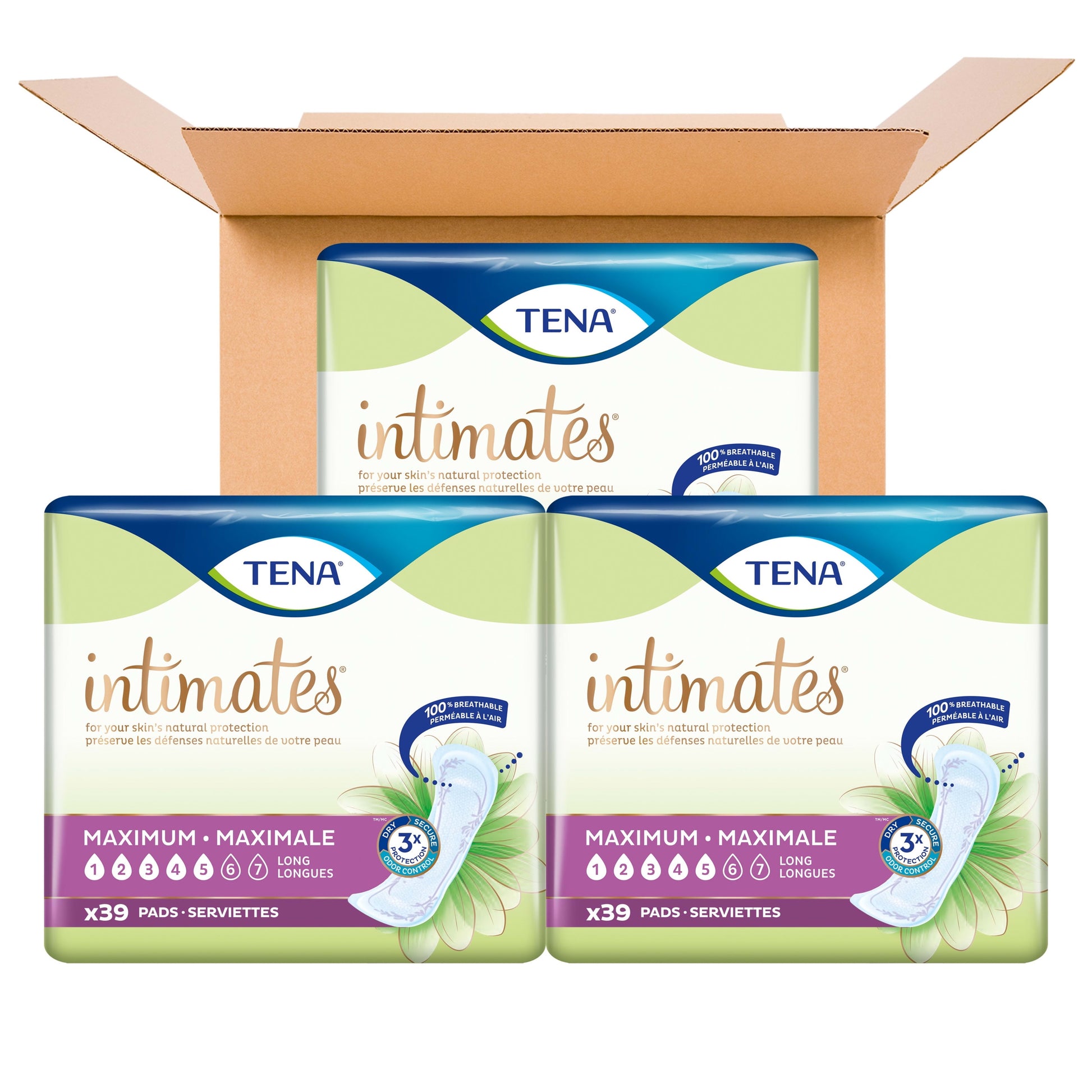 TENA INTIMATES MAX PAD 3X56CT