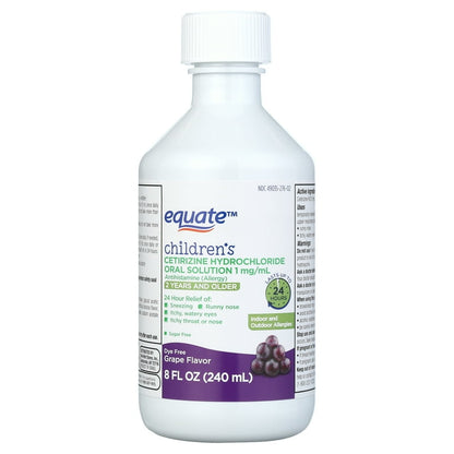 CETIRIZINE HCL CHILD 1MG-ML SOL 118ML