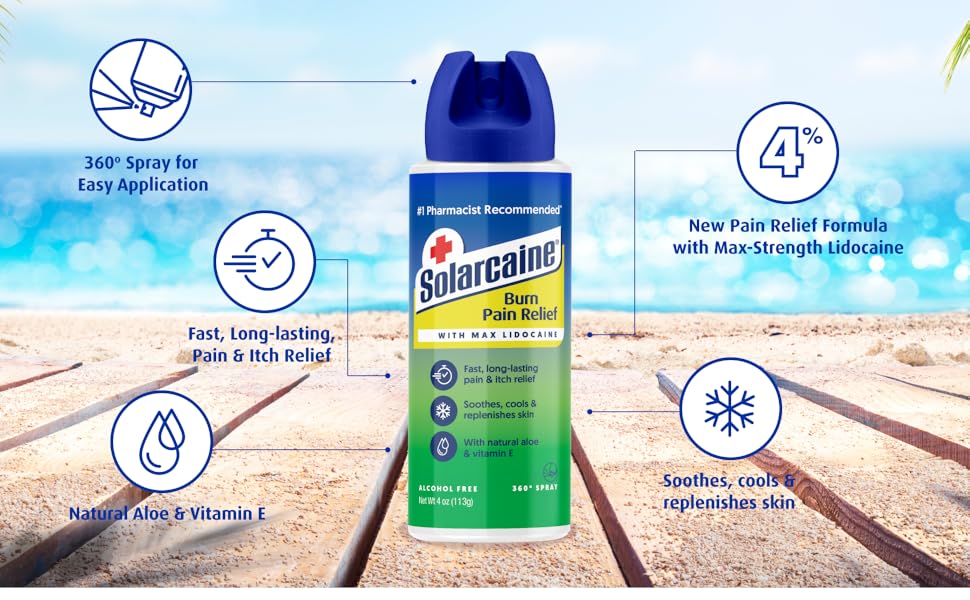 SOLARCAINE BURN PAIN RELIEF SPY 4OZ