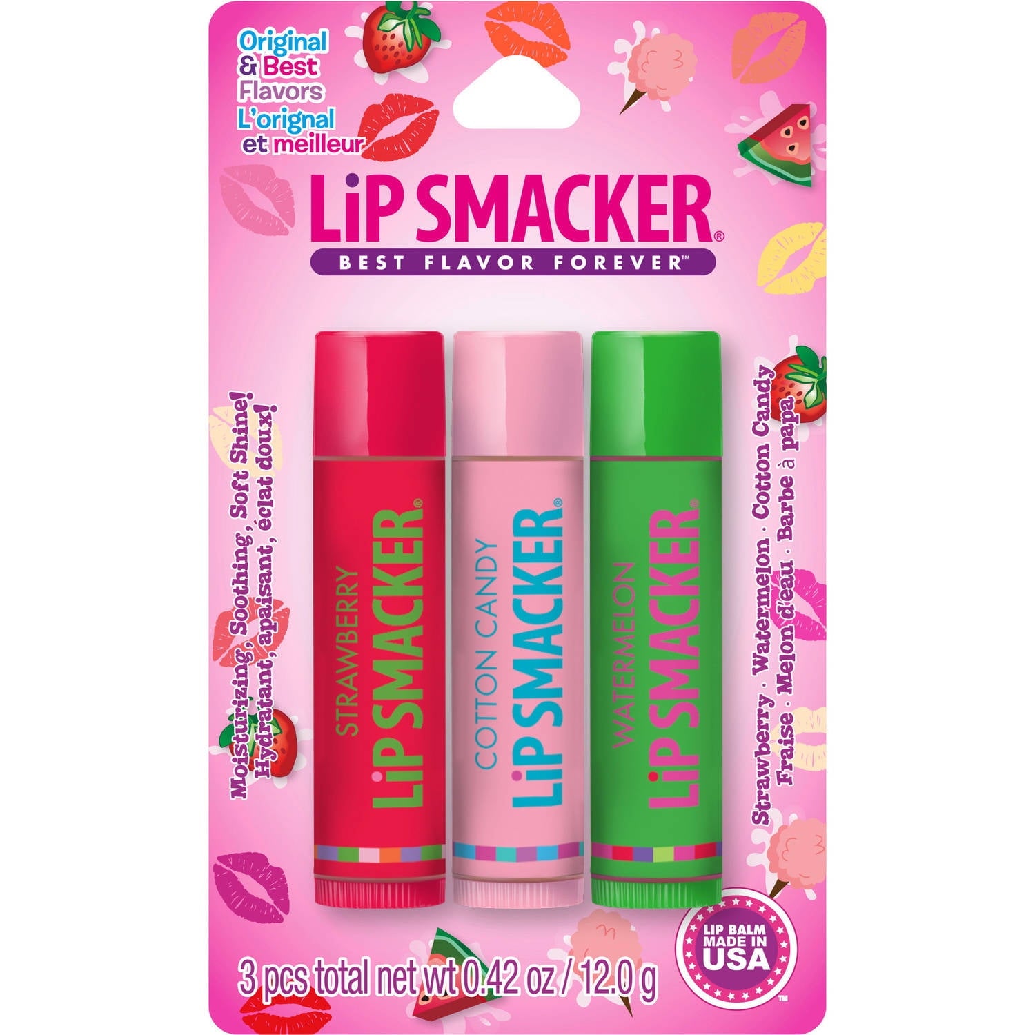 Lip Smacker Original & Best Lip Balm Trio