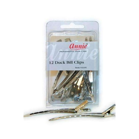 ANNIE DUCK BILL CLIP 12PC #3195