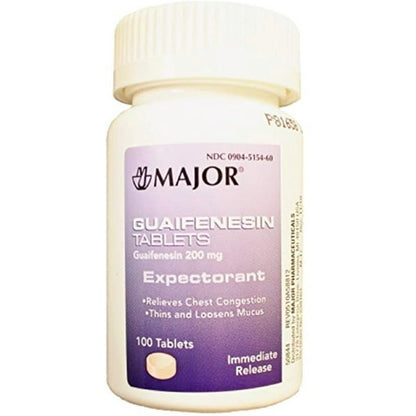 GUAIFENESIN TB 200MG 100