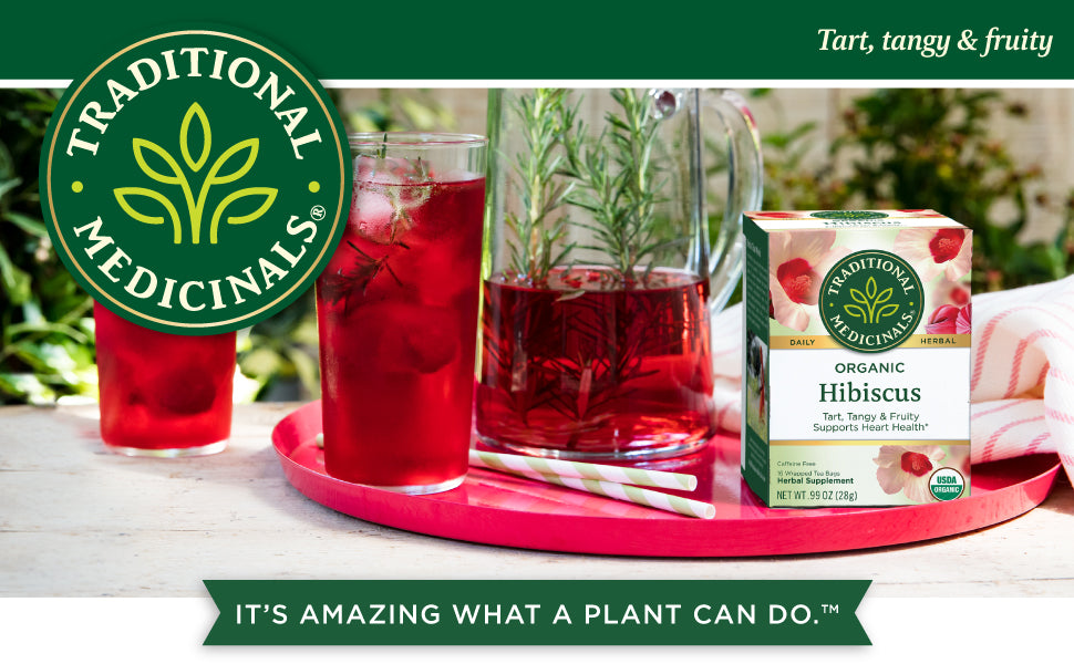 TRADITIONAL MEDICINALS TEA,OG2,HIBISCUS