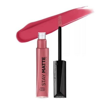 Rimmel London Stay Glossy Lip Gloss, The Future is Pink, 5.5ml