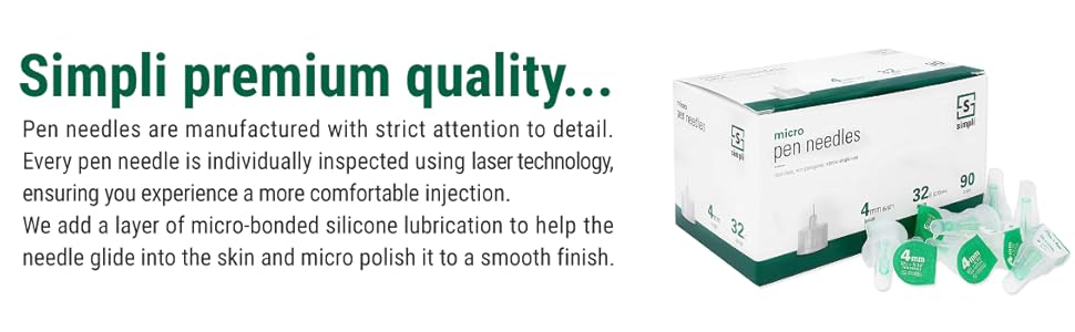 GNP SIMPLI MICRO PEN NEEDLE 4MM 32G 90CT