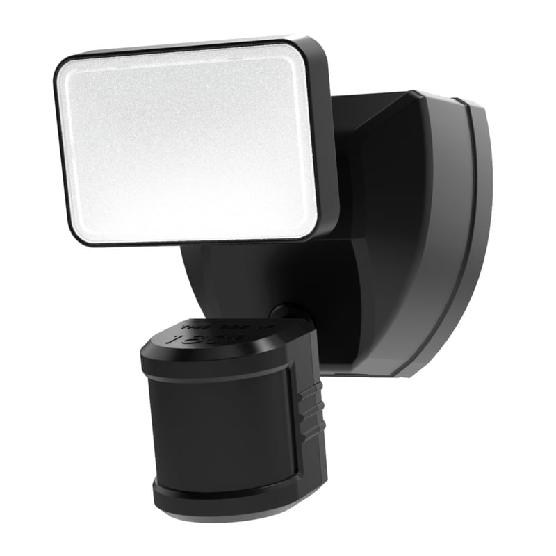 Ever Brite As Seen on TV Motion-Sensing Solar Powered LED Black Security Light