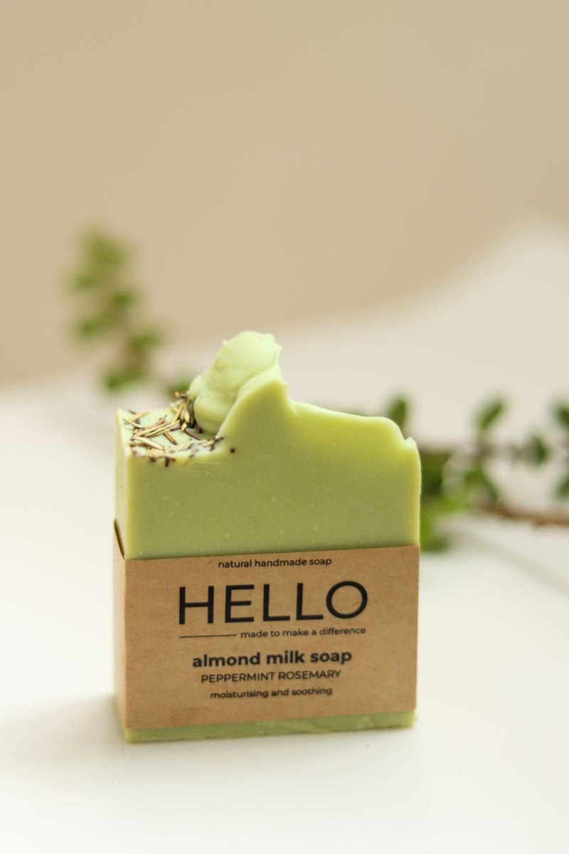 Sunaroma Soap Bar Peppermint Rosemary Oil 8oz