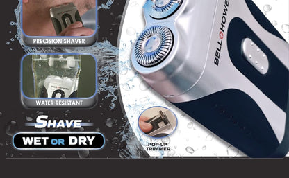 Bell + Howell TacShaver 2-in-1 Shaver and Trimmer