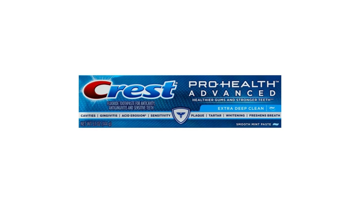 CREST PLUS COMP + WHT DEEP CLN TP 5.4OZ