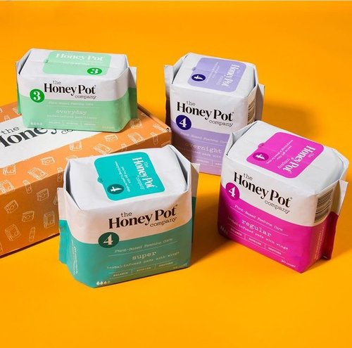 THE HONEY POT PAD,INCONT,OVRNT,NON HRBL