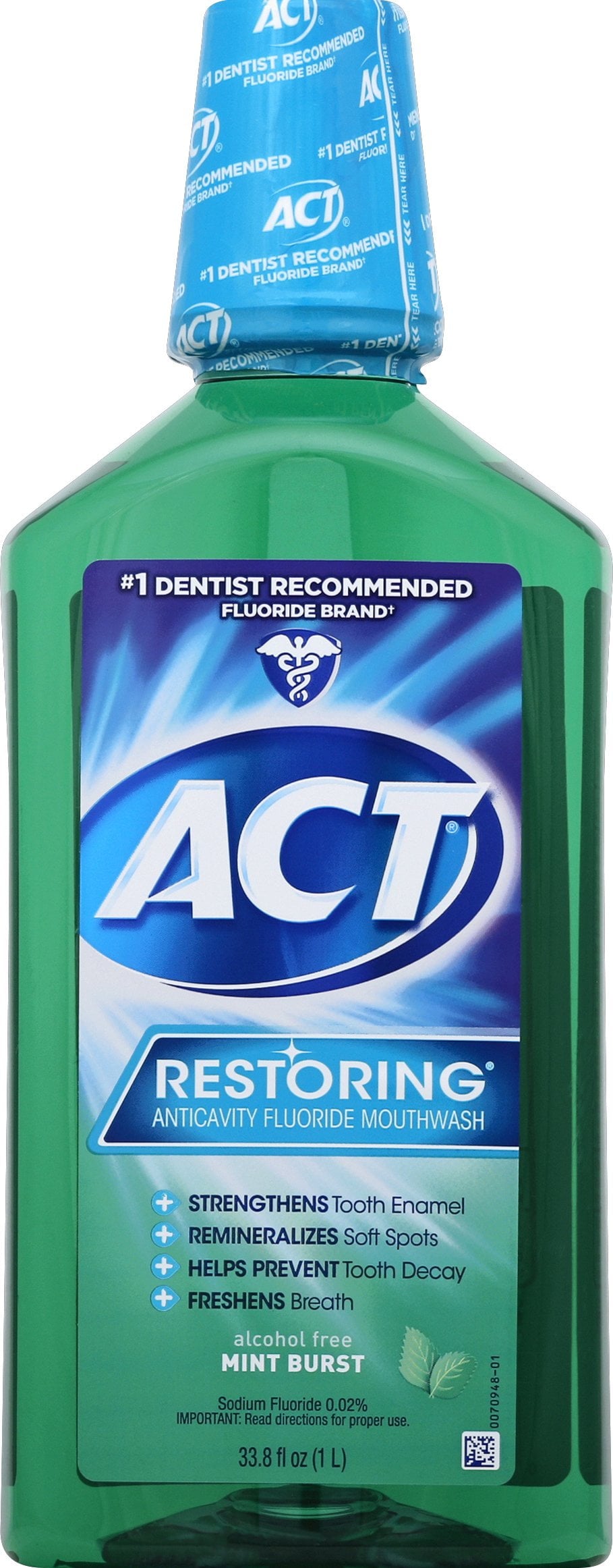 ACT FLUORIDE MW 0.05% 532ML MINT