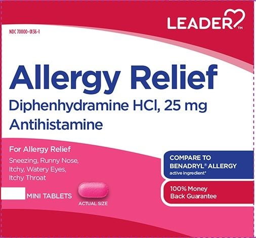 LDR ALLERGY RLF TB 25MG 48 MINITB