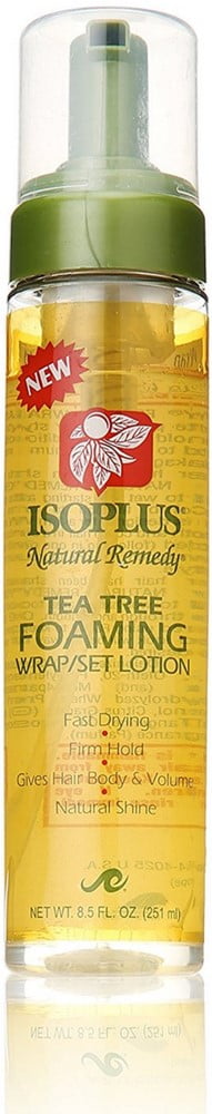 Isoplus Nat Remedy Tea Tree Foaming Wrap/Set Lotion 8.5oz