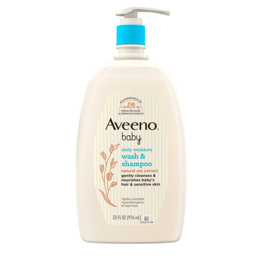 AVEENO BABY WASH & SHAMPOO 33z