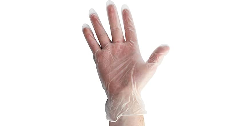 GLOVE VINYL P/F L/F MED GLV 100