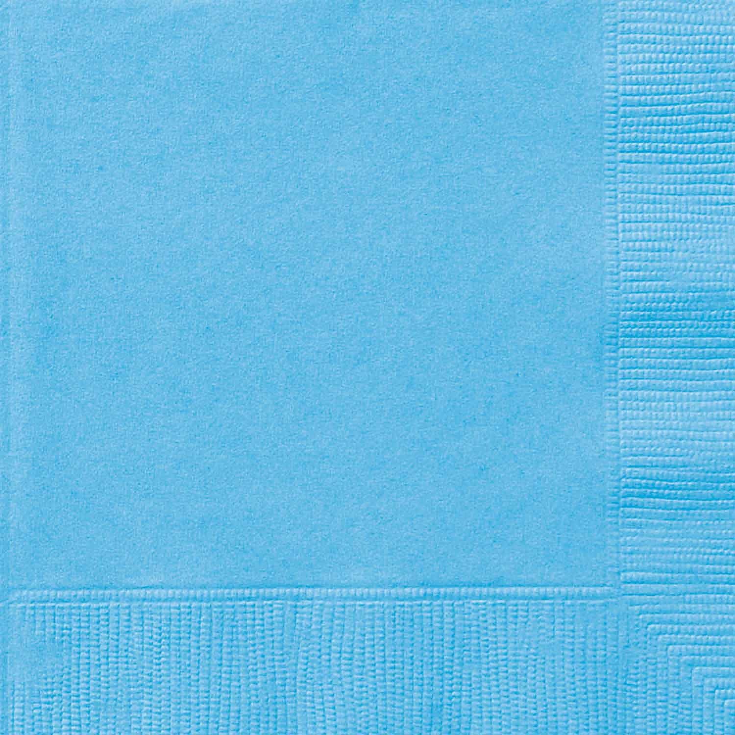 SENSATIONS Beverage Napkins - Spa Blue, 40 count