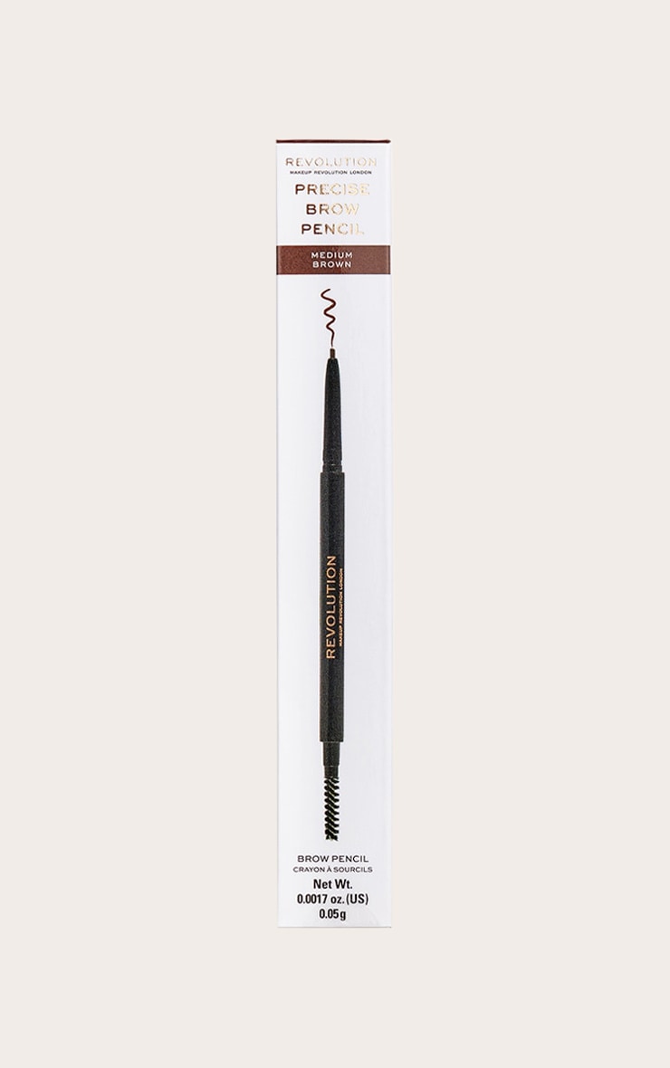 REVOLUTION Precise Brow Pencil - Cool Medium Brown, 0.001 oz