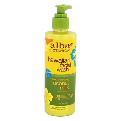 ALBA BOTANICA FACIAL WASH,COCONUT MILK