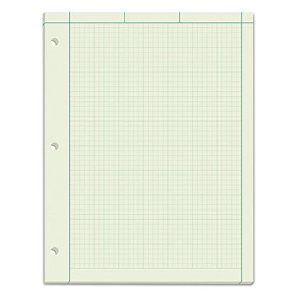 Tops Graph Pads 8-1/2" x 11", Glue Top, Graph Rule (10 x 10), 50 Sheets