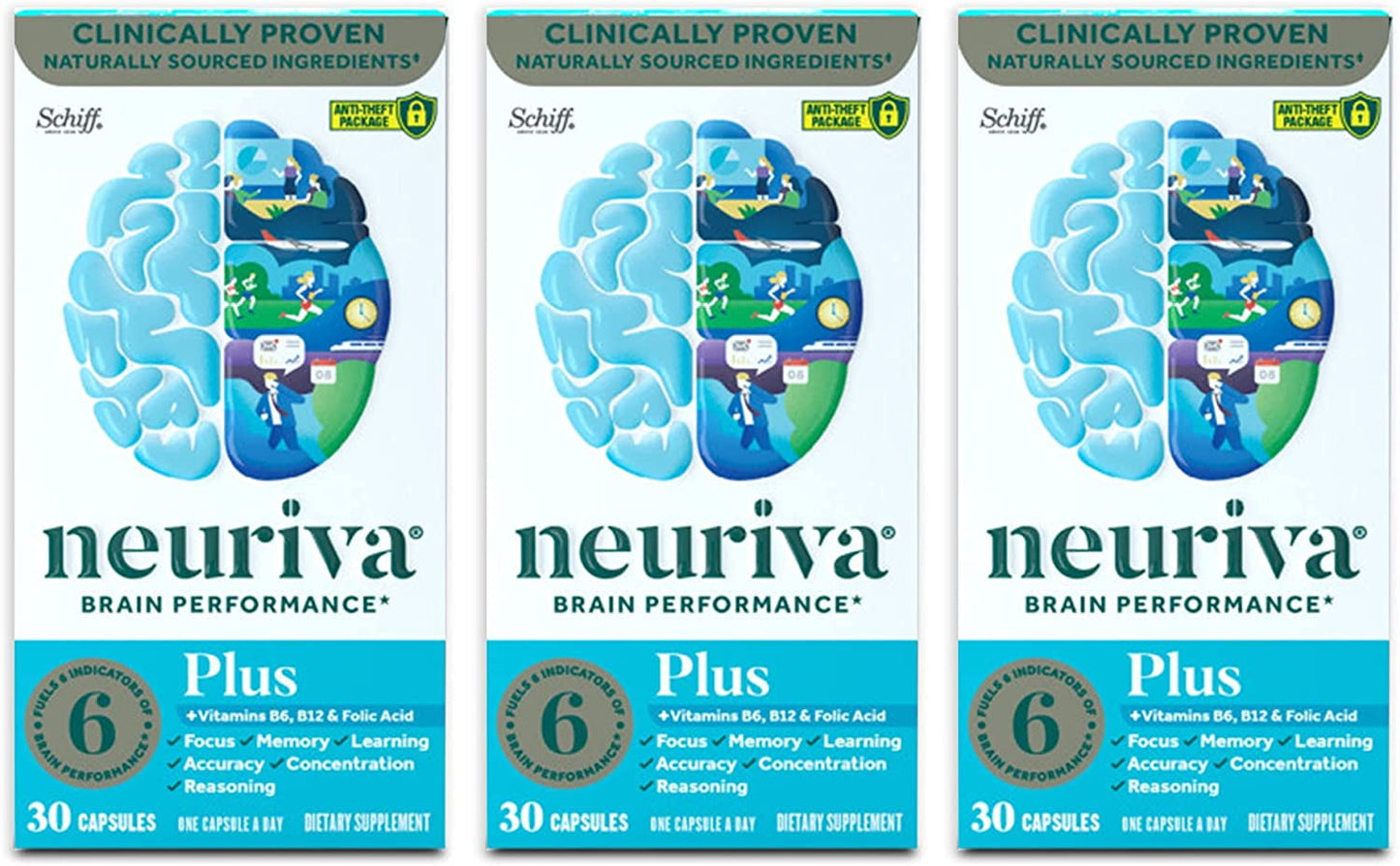 NEURIVA BRAIN MEMORY CP 30 3D