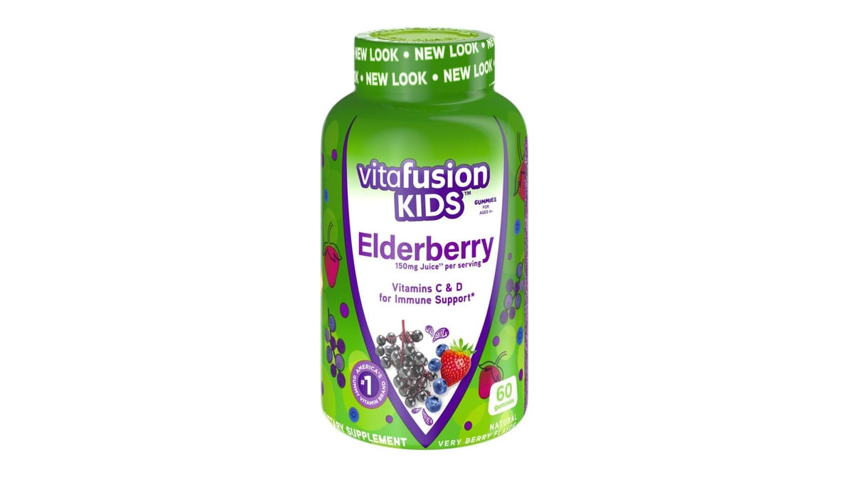 VITAFUSION ELDERBERRY 225MG GMY 90CT
