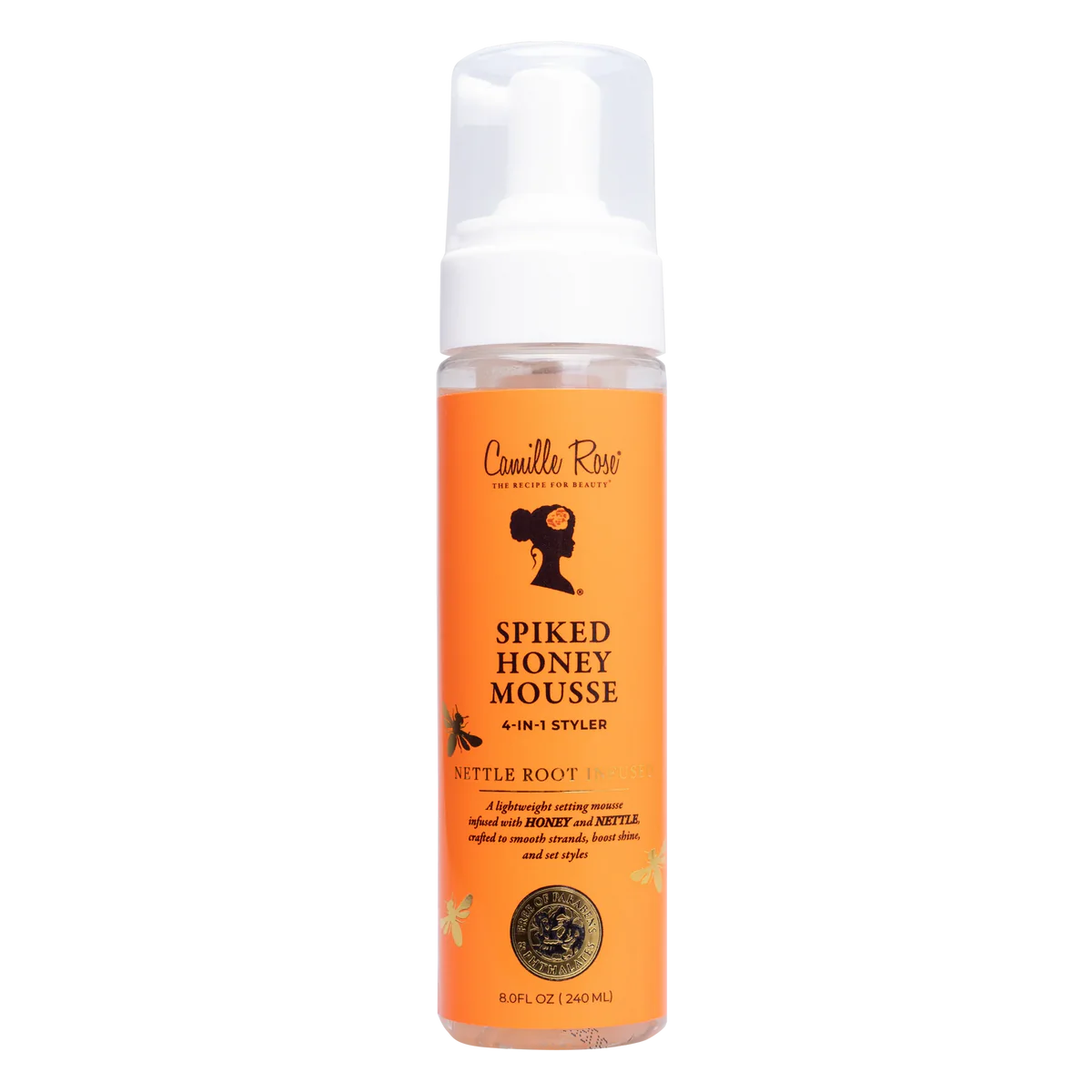 Camille Rose Spiked Honey Mousse 4-in-1 Styler, 8 oz