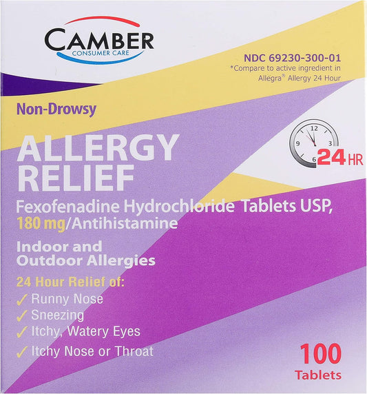 FEXOFENADINE TB 180MG 100 12H ALG