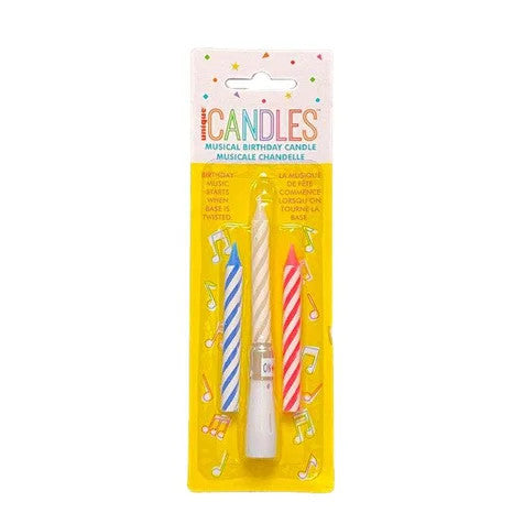 CANDLE BDAY TWIST-ON MUSICAL