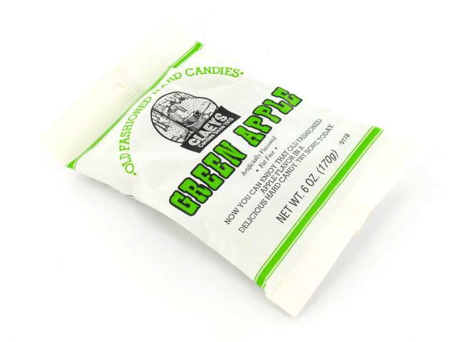 LUDENS BAG GREEN APPLE DROPS 25CT