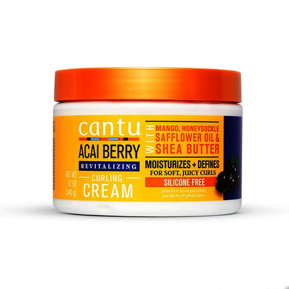 Cantu Acai Berry Curling Cream Revitalizing 12oz