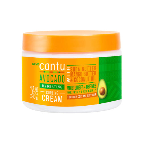 Cantu Avocado Curling Cream Hydrating 12oz Jar