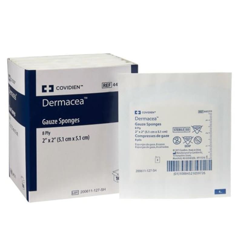 GAUZE SPONGE 2X2N 50 STR 8PL