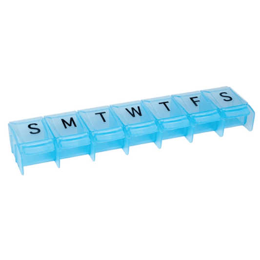 PILL ORGANIZER 7DAY PUSH TO OPEN