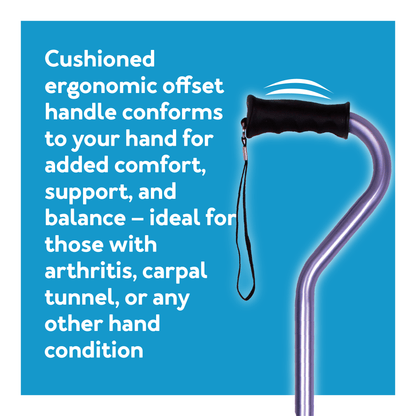 CANE EQ ERGO OFFSET ROSE