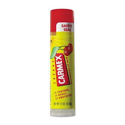 Carmex Lip Balm Stick Cherry Spf#15  0.15oz (12in) Display