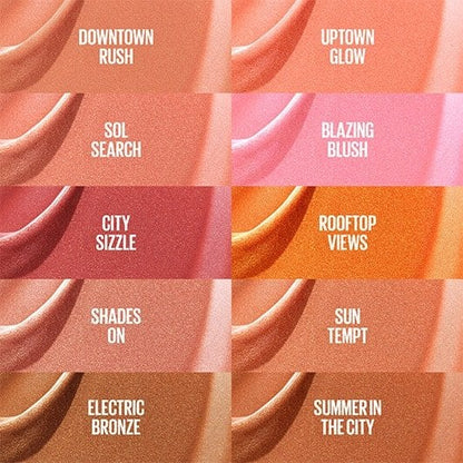 MAYBELLINE New York Sunkisser Multi-use Liquid Blush and Bronzer, 07 Rooftop Views, 0.23 oz