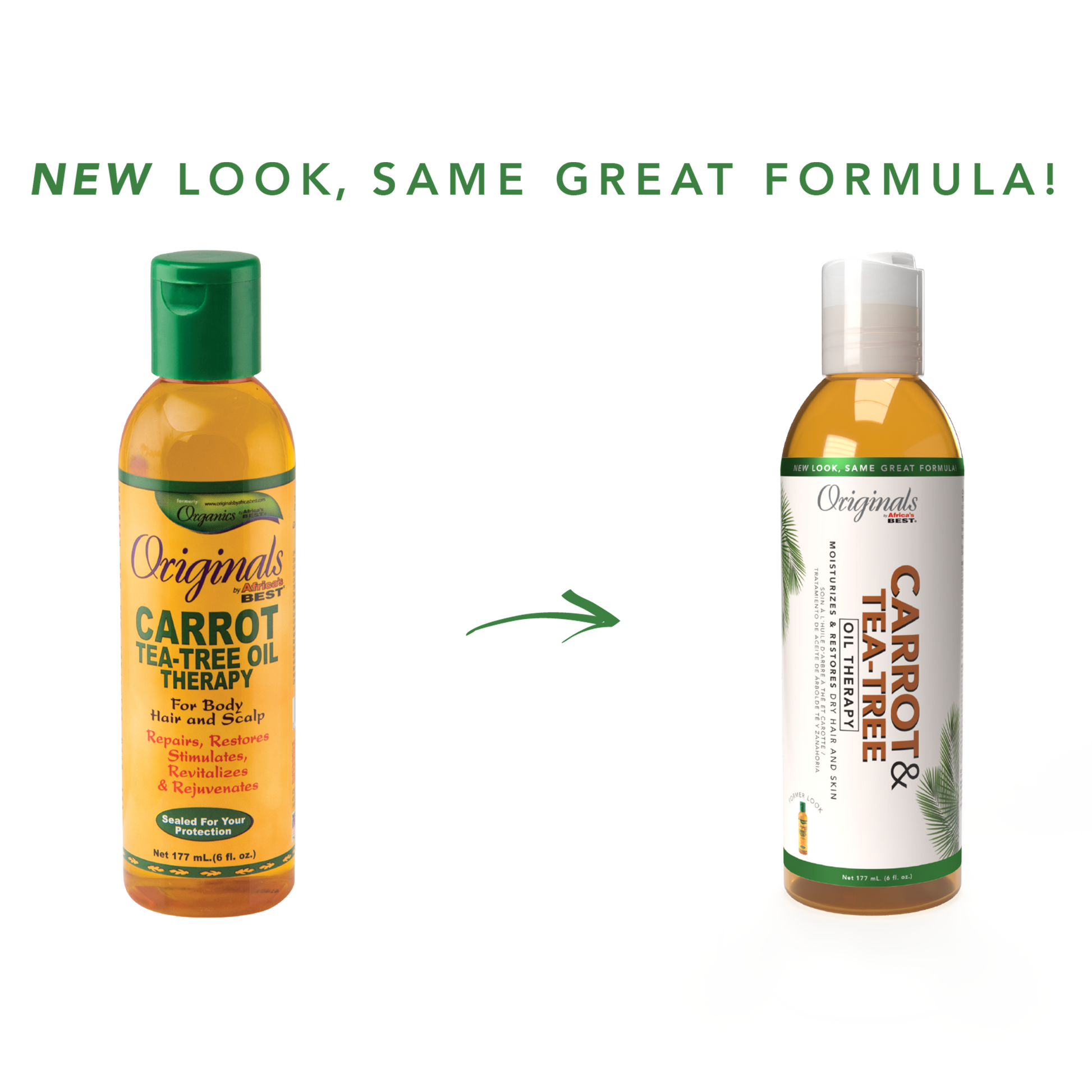 Africas Best Orig Carrot & Tea Tree Oil 6oz