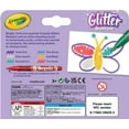 Crayola Glitter Markers, 6 count