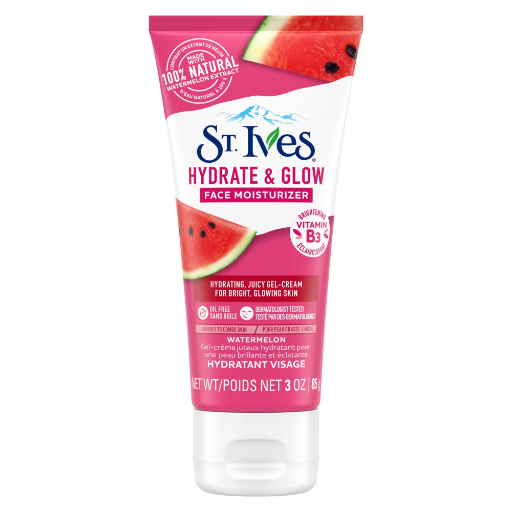 St Ives Face Moisturizer Watermelon Hydrate + Glow 3oz