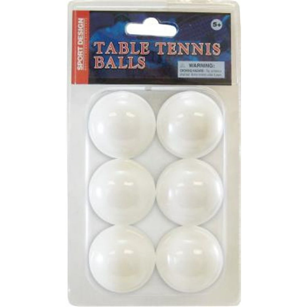 PING PNG BALL WH 6PK