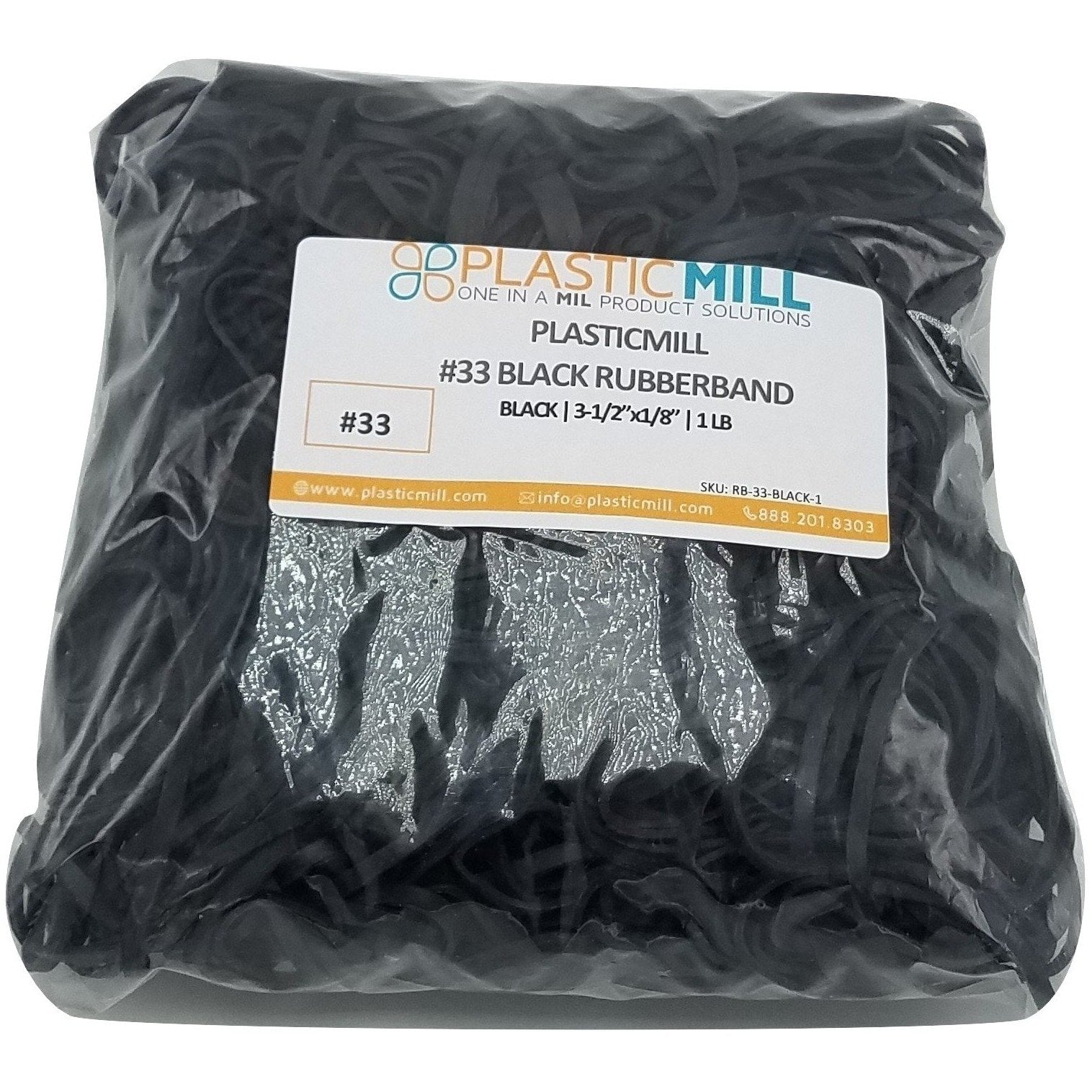 CALYPSO RUBBER BANDS BLACK 250