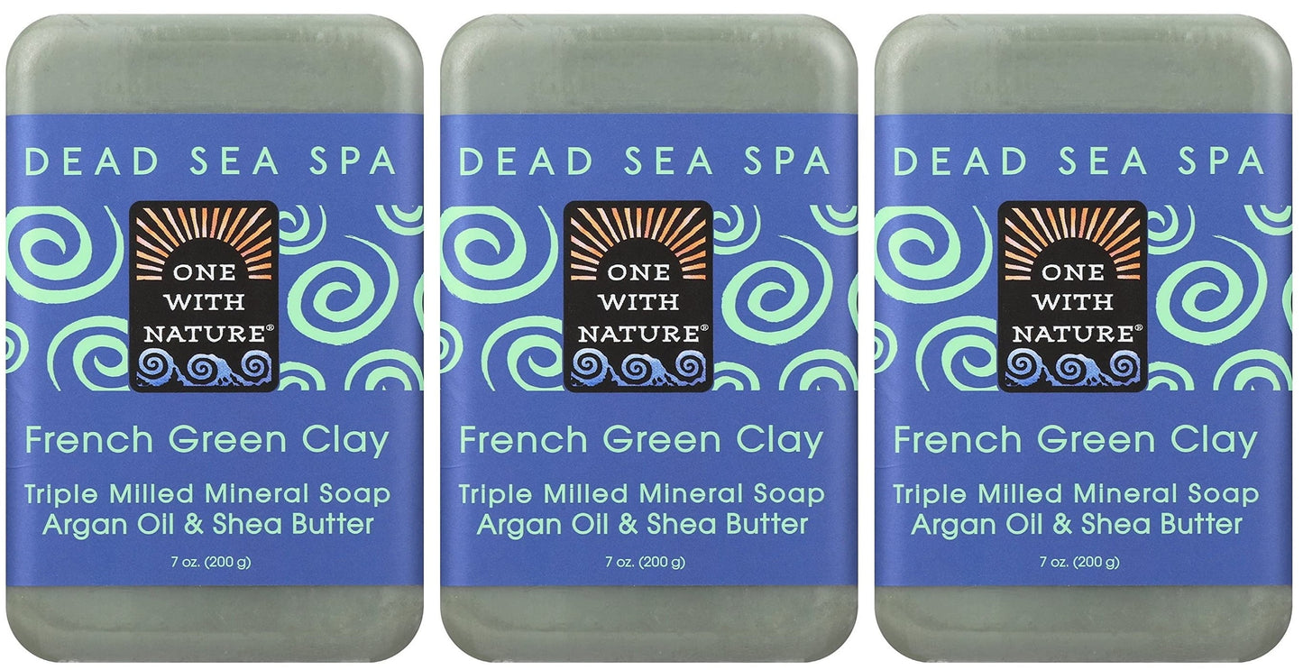 ONE WITH NATURE BAR SOAP,FRNCH GREEN CLAY