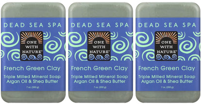 ONE WITH NATURE BAR SOAP,FRNCH GREEN CLAY