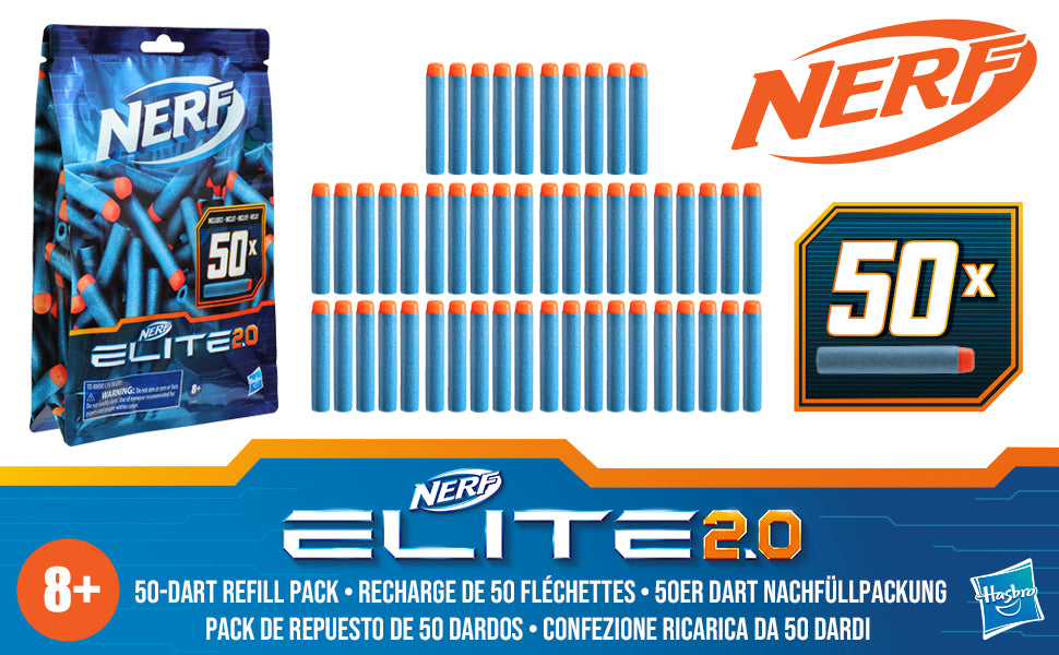NERF ELITE 50 REFILL PK