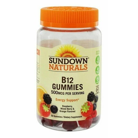 VIT B12 500MCG GF GUMMIES 50CT SUNDOWN