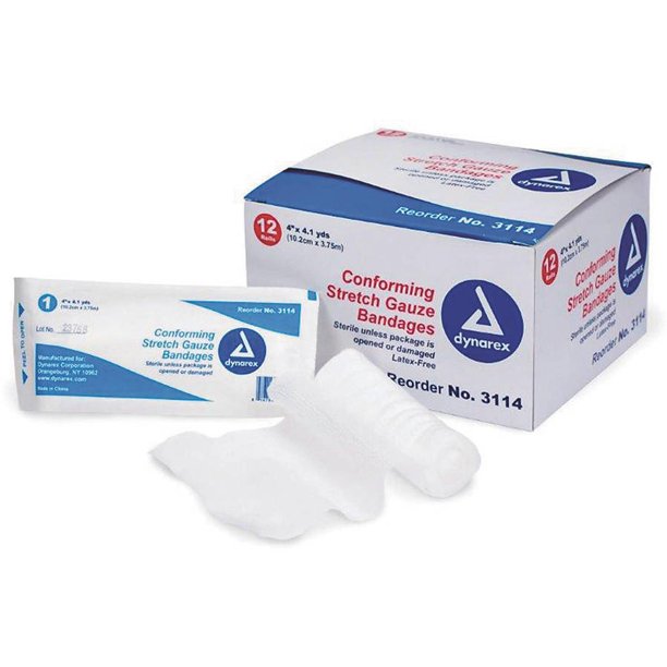 B/A ROLLED GAUZE DS LRG 4NX2.5Y