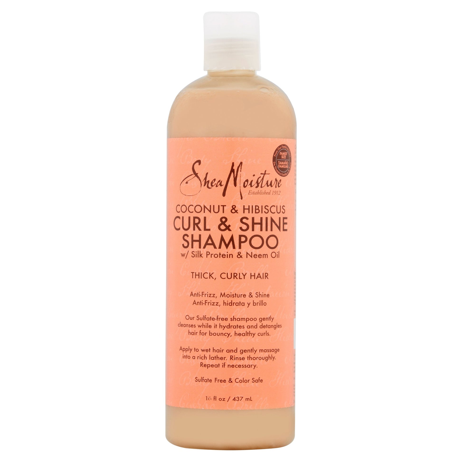 CURL AND SHINE SHAMPOO COCONUT & HIBICUS