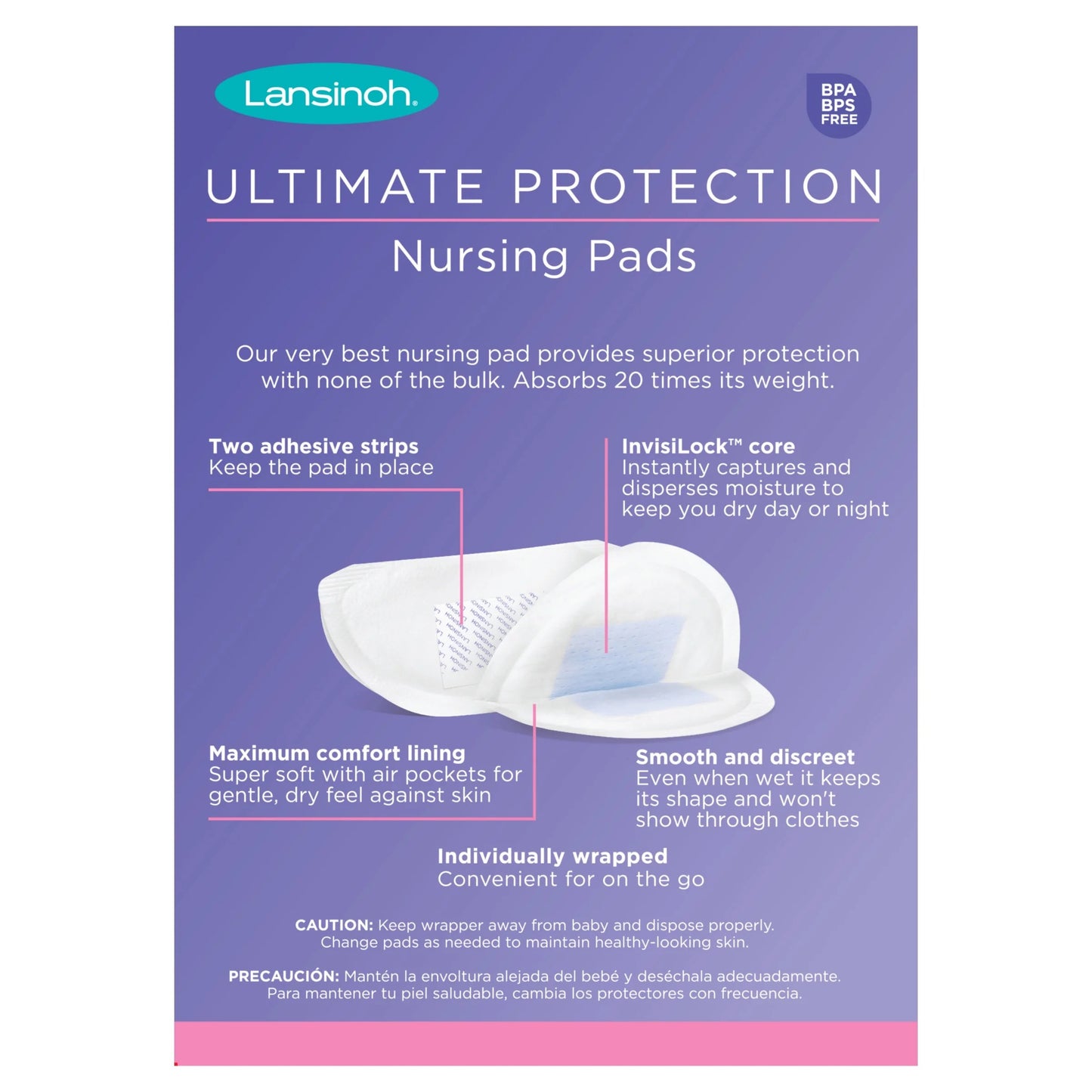 LANSINOH NURSING PAD PA 36 DISP