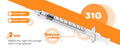 EMBECTA UF INSULIN 1ML 31GX8MM SYG 100CT
